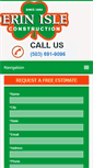 Mobile Screenshot of erinislesiding.com