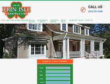 Tablet Screenshot of erinislesiding.com